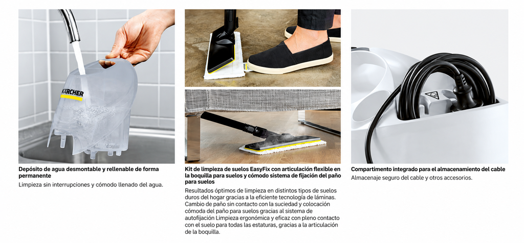 Limpiadora de Vapor SC 4 EasyFix EU Karcher