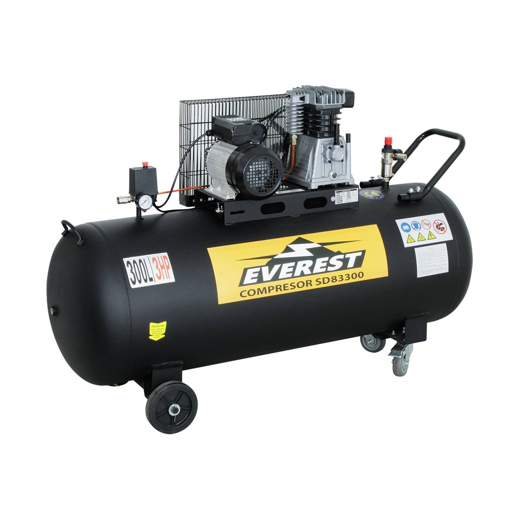 Compresor SD83300 3 HP 300 Lts 220 V EVEREST