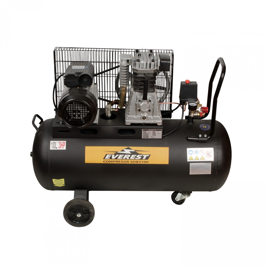Compresor LH2065/8B-100L 3HP 100 Lts Voltaje 220V Everest