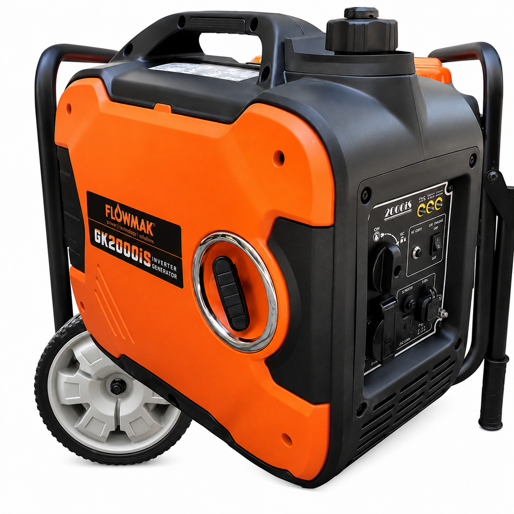 Generador Gasolina GK2000IS Inverter 1.800 W 220 V Partida Manual Flowmak