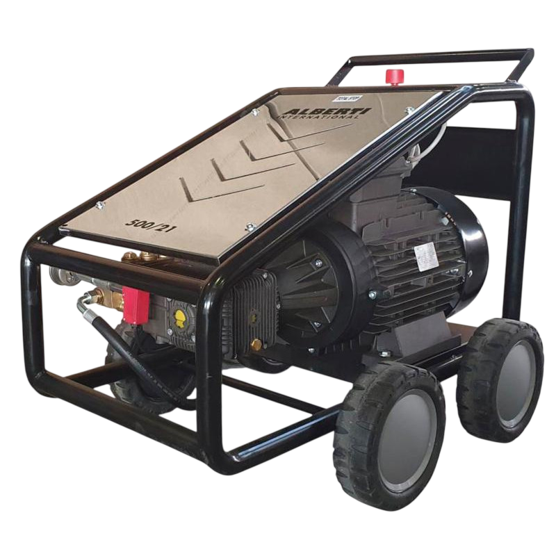 Hidrolavadora Electrica Agua Fria Total Stop Annovi Super Activa 500 Bar 380 V 21 L/min Alberti Italia