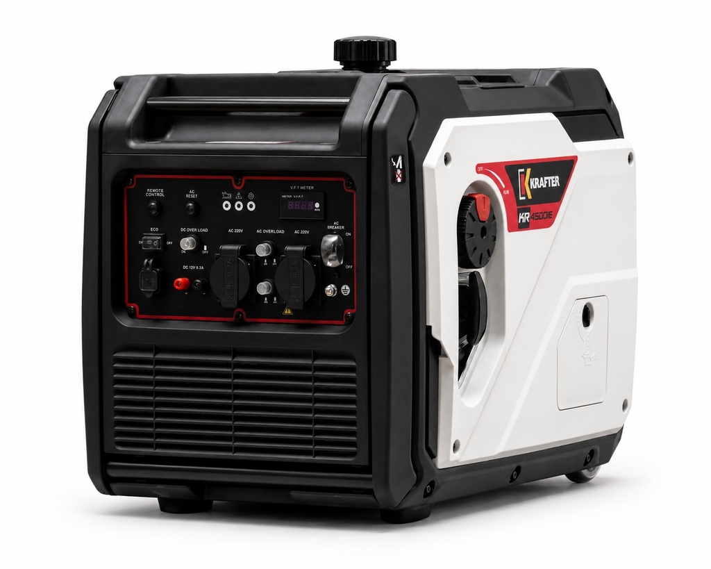 Generador Inverter KR4500IE Gas. 4kva 220 V Krafter