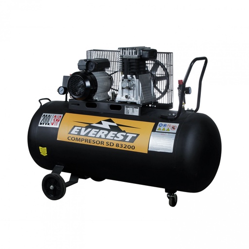 [EVE-054806] Compresor SD83200 3 Hp 200 L  220 V 12,35 Cfm Everest